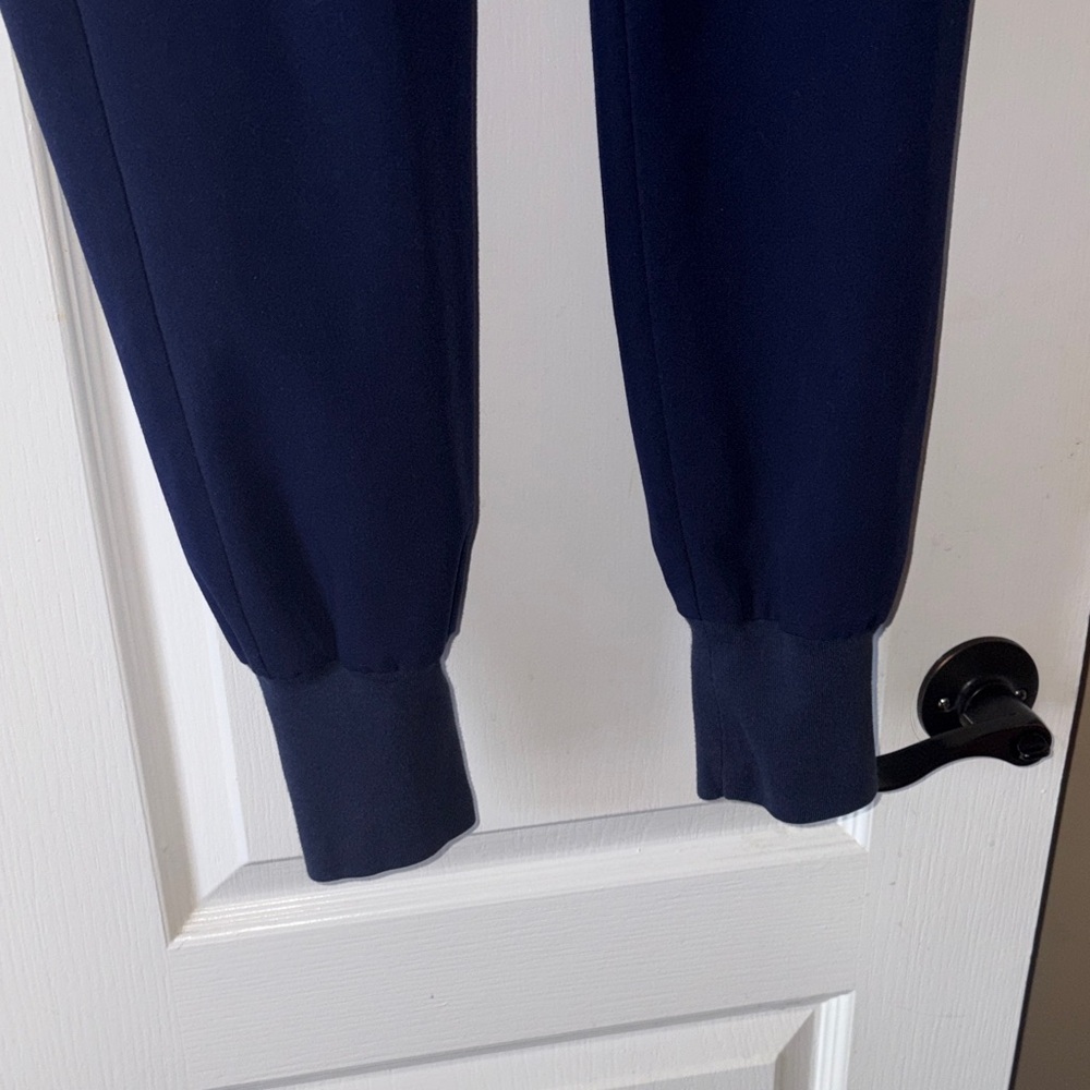 FIGS Navy Blue Pants with Orange Tie - Picture 3 of 10